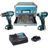 MAKITA CLX228SAX2 kit 12v hp333 td110 3 batterie 1021b 23 accessori valigetta