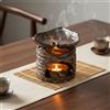 Bruciatore da tè in ceramica dal design rilassante, alimentato a candela
