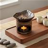 Bruciatore da tè in ceramica dal design rilassante, alimentato a candela