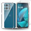 Holilo Cover +2 Pezzi Vetro Temperato Pellicola per Motorola Moto G57 Power/Moto