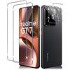 Vetro Temperato per Realme GT 7 / GT 7T 5G, 2 Pezzi Pellicola Protettiva E 2 Pez