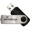 ‎MediaRange Mediarange 813006 unità flash usb 2.0 128 gb nero/argento mr913