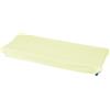 ANDY & HELEN® - Lenzuolo sotto per brandina asilo con angoli elasticizzati per una totale aderenza. Misure standard 65x140 cm in 100% cotone, Giallo