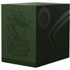 Dragon Shield Card Deck Box - Double Shell: Forest Verde/Nero - Durevole e robusto TCG, OCG Card Storage - Compatibile con Pokemon Yugioh Commander e MTG Magic: The Gathering Cards