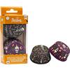 Decora, 0339864 Confezione da 36 Pirottini Tematici, Happy Halloween, per Cuocere, Presentare e Regalare Muffin, Resistono Fino a 220°, in Comodo Blister, Dimensione ø 50 x 32 cm, Made in Italy