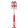 Nuby - Scovolino per biberon e tettarelle con ventosa - Rosa
