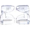 Dreambaby G134 Paraspigoli per Tavoli e Mensole In Vetro, 4 Pezzi, Bianco