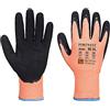Portwest A646 Guanti in Nitrile Touchscreen Rivestimento in Acrilico Caldo | Arancione/Nero, L, EN 388 Livello di taglio D, EN 407, EN ISO 21420, EN 511, CE, Termico, Inverno