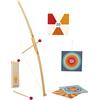 Janod - Set Tiro con l'Arco in Legno - Arco, 3 Frecce, Faretra e 4 Bersagli - Gioco all'Aria Aperta e Sport - Abilità e Motricità - Certificato FSC - Dai 5 Anni, J3172