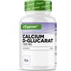Vit4ever Calcium D Glucarato 1500 mg 180 Capsule Alto Dosaggio Sale di Calcio dell'Acido
