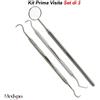 MEDSPO® Kit Pulizia Denti Igiene Dentale Rimozione Tartaro e Placca Ablatore Dentista CE