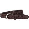 Cintura donna intrecciata PU fibbia a spillo cintura regolabile 100 cm 2,3