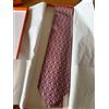 HERMÈS Cravatta collo HERMES nuova e mai usata modello ferro di cavallo rosa 100% se...