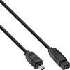 InLine 20027 Cavo FireWire Ieee1394, 4PIN Maschio a 9PIN Maschio, 800 MBit/S, 1M