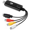 August VGB100 Adattatore acquisizione video USB 2.0 con SCART, S-Video,RCA | Con