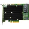Rose rain Scheda SAS HBA compatibile con LSI 9300-16i IT Mode PCIe SATA, supporto SAS Expa