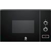 Balay - Microonde integrabile, altezza 38 cm, 5 potenze, Aqualisis, piatto girevole 25,5 cm, vetro nero, 3CP5002N3