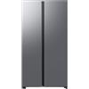 Samsung Frigorifero Side by Side AI RS70F65QET/EF, All-Around Cooling, Wifi con AI Energy Mode, Total No Frost, SpaceMax, 655 L, LxAxP: 91,2 x 178,4 x 72,6 cm, Metal Inox