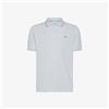 Sun 68 Polo Small Stripes On Collar Bianco - Taglia L Abbigliamento Uomo Polo
