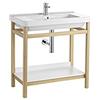 Roca a851056392 - Unik, struttura base con mensola e immagine)