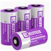 CR123A Batterie al Litio 3V Pile CR123A Batteria CR17345 Confezione da 4