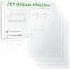Unitak3d 5 PCS Saturn 4 Ultra FEP Release Liner Film 273x176x0.15mm, 95% Trasmissione Del