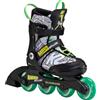 K2 Raider Splash Inline Skate 2021 Black/Green/Splash, 32-37