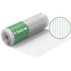 Rete da voliera 4 angoli Maglie 12x12mm Rotolo da 25m alto 50cm In acciaio