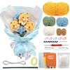 No Kit 'Uncinetto per Principianti,Kit Bouquet di Tigri 'Uncinetto,Kit per Pri8495