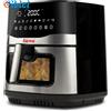 FG90 Friggitrice Ad Aria, 2200W, 9 Lt, Doppia Resistenza, Finestra, Contenitore