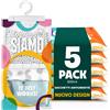 Siamo 5 Pack Sacchetti Deumidificatori Antimuffa Per Armadio, Casa, Assorbi Umid