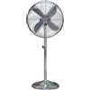 Vinco Ventilatore a Piantana Grande Portata Ø50 cm Cromato 120W Altezza Regolabile