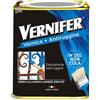 SMALTO ANTIRUGGINE GEL VERNIFER GRIGIO FORGIA METALLIZZATO 750 ML INTERNO ESTERN