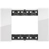 Bticino KA4803DW Living Now - Placca 3 Moduli, Ghiaccio, 132 x 50 x 10 cm
