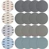 JatilEr - Set di 20 dischi abrasivi da 150 mm, grana 1500/2000/ 3000/5000, per m