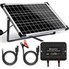 ECO-WORTHY Kit Pannello 25W 12V Supporto Regolabile SAE | Pannello monocristalli