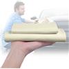 URAQT Set 2 Panni in Pelle di Daino Naturale per Auto Asciugatura 60x40cm e 40x30cm
