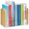 Relaxdays 2 Reggilibri, Sostegno per CD, DVD e Libri, Fermalibri a Angolo HLP: 1