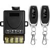 Dieserc Interruttore wireless 433MHz, ricevitore relè 30A, telecomando LED, AC 220V