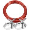 QUARKZMAN 2Pz Tenditore Fune Tensionamento Fune Rivestita Fune d'Acciaio | Lungh