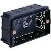 vimar spa Vimar V71304.AU Scatola Incasso Rettangolare Autoestinguente 4 Moduli Nero