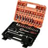 Set Chiavi A Bussola Con Cricchetto 53 Pezzi Chrome Vanadium In Valigetta cir