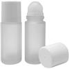 Essenciales Contenitore Roll-On Riempibile da 50 ml - Set di 2 Boccette in Vetro