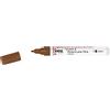 KREUL 16410 - Glass & Porcelain Pen Classic medium, cognac, punta tonda, spessore del tratto circa 2-4 mm, pennarello per porcellana con colore brillante, coprente e resistente alla luce