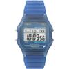 Timex Orologio Cronografo Timex T80 Translucent TW2Y34200 Digital Blue Resin 34mm G...