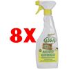 ALGA 8 X ALGA Spray Igienizzante Acido Citrico Pronto All'uso 500 ml