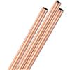 uxcell Tubo in rame 3 pezzi, 10mm diam. 1mm spess. 300mm lungh. per tubi dritti