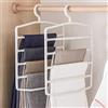 Appendino 35x1,3x43,5 cm in ABS per Pantaloni Sciarpe Cravatte 5 Livelli Portaog