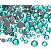 Per Cristalli Strass Hotfix 1450 Pcs (Set SS6-SS30, Verde)