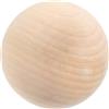 uxcell Palline di legno per 75mm, sfere grezze in legno massello per perline